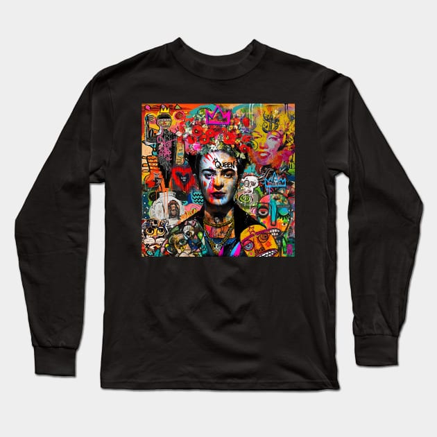 Love me pop art Long Sleeve T-Shirt by christian@heltsort.com